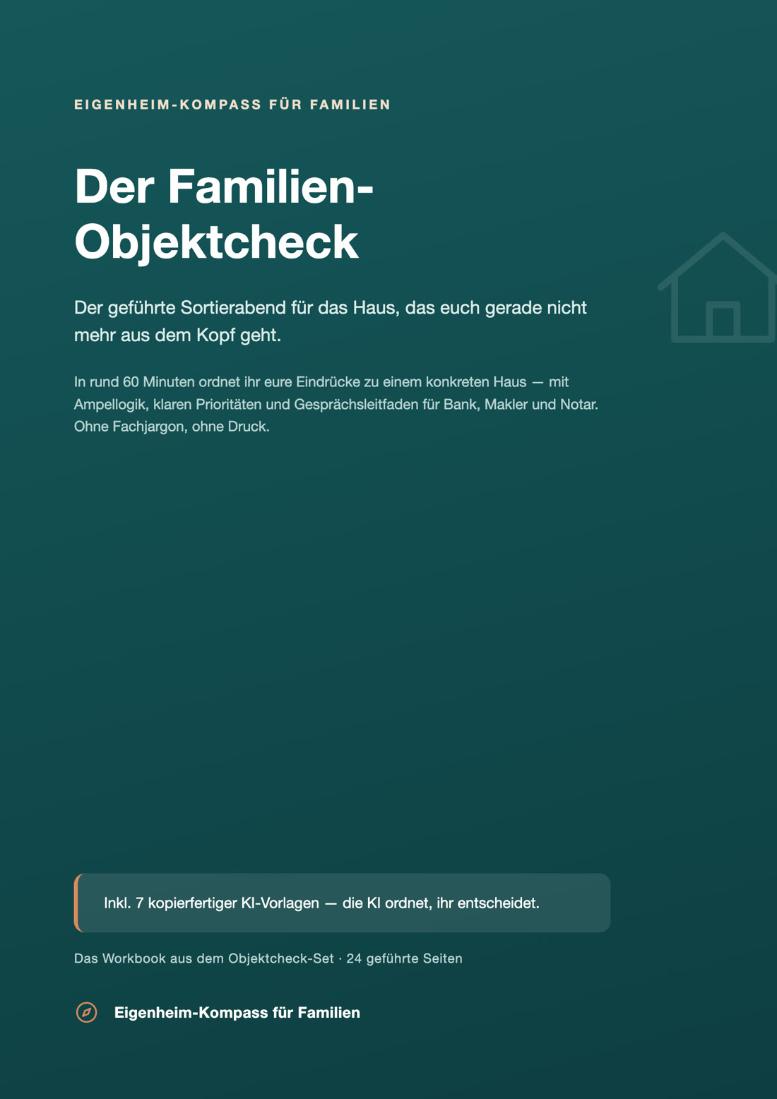 Der Familien-Objektcheck — Workbook-Cover